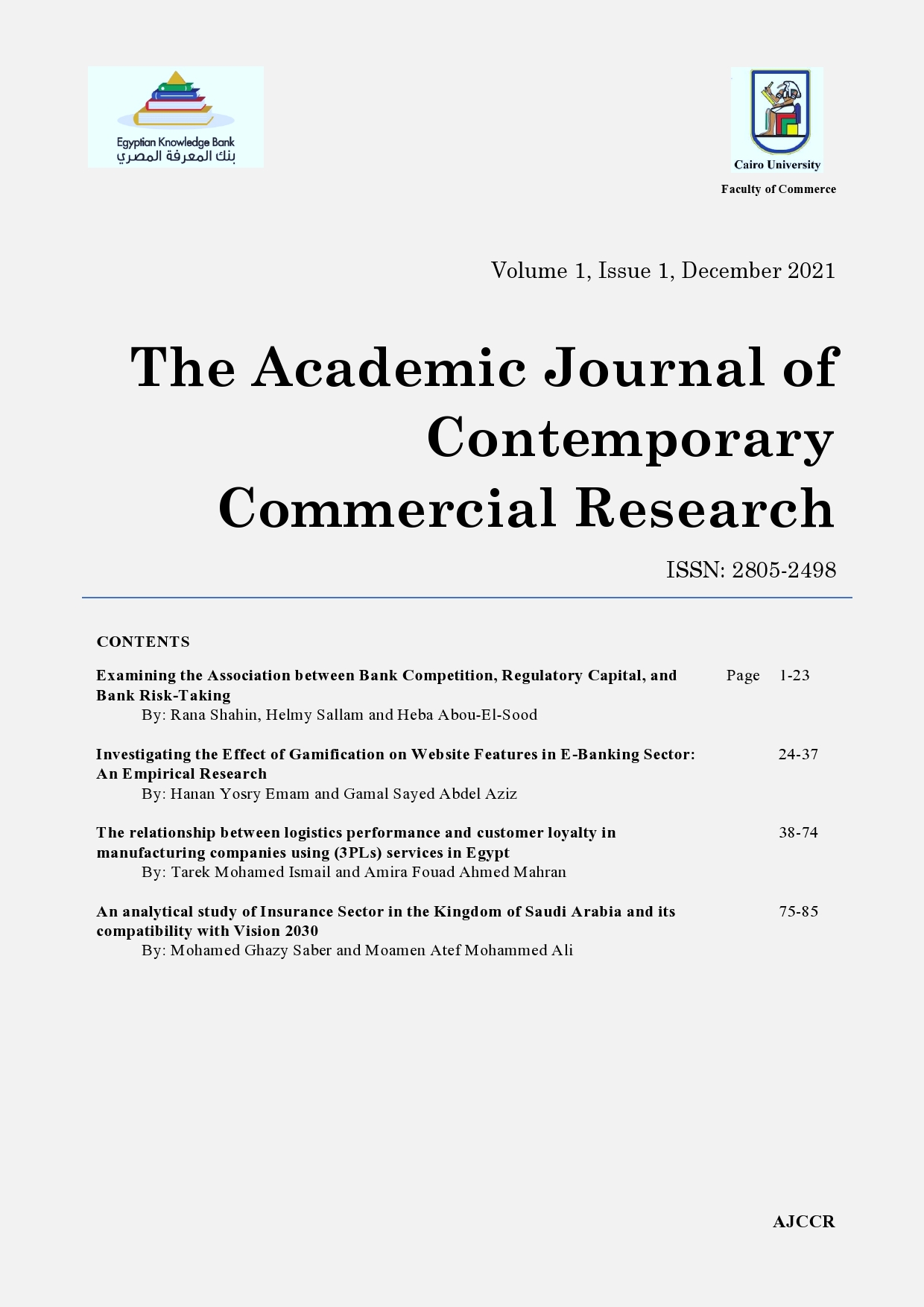 The Academic Journal of Contemporary Commercial Research