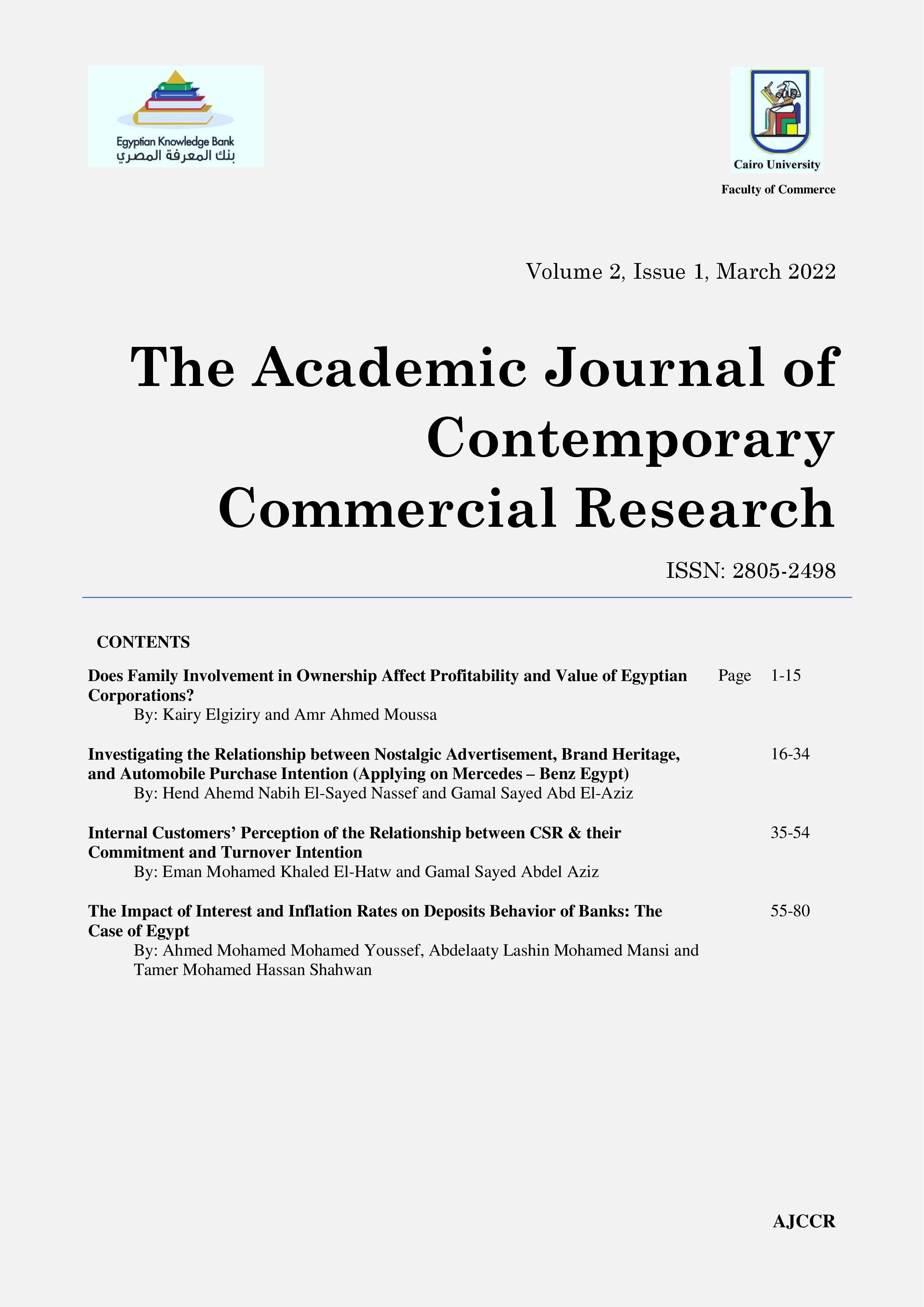 The Academic Journal of Contemporary Commercial Research